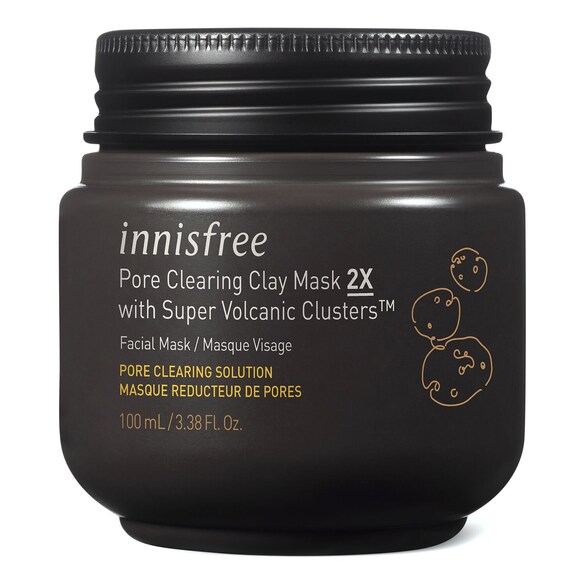 Pore Clearing Clay Mask 2X mit Super Volcanic Clusters™, INNISFREE