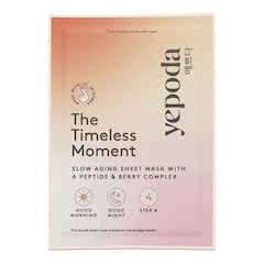 The Timeless Moment-Feuchtigkeitsspendende, Slow Aging Tuchmaske Peptiden, YEPODA