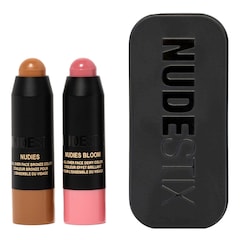 Pink Blush & Nude Bronze - Mini-Creme-Stick-Duo, NUDESTIX