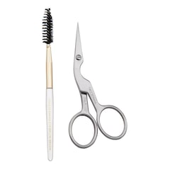 Brow Shaping Scissors & Brush - Augenbrauenschere & Augenbrauenbürste, TWEEZERMAN