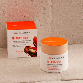 my CLARINS RE-BOOST RICH hydra-nourishing cream - dry and sensitive skin