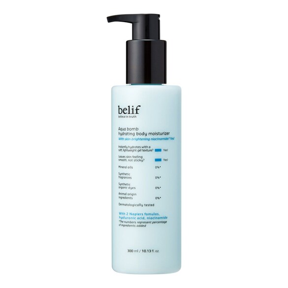 Aqua Bomb hydrating Body Moisturizer - Feuchtigkeitsspendende Körperlotion, BELIF
