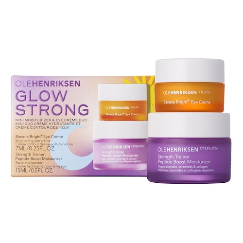 Olehenriksen - Glow Strong Set - Zweierset Mit Feuchtigkeitscreme Und Augencreme - -sets Glow Strong Mini Set