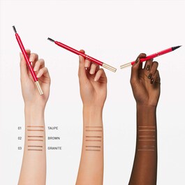 Brow Trio - Augenbrauenstift mit dreifacher Spitze - Liner, Stift und Bürste