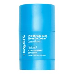 Deo-Stick Baumwollblüte - Wirksamkeit 48H, RESPIRE