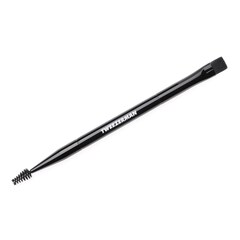 Flat Brow Brush & Spoolie - Flacher Augenbrauenpinsel & Bürstchen, TWEEZERMAN