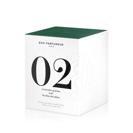 Candle 02 - Seed of coriander, Honey, Tobacco leaf - Kerze