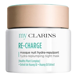 my CLARINS RE-CHARGE hydra-replumping night mask - all skin types