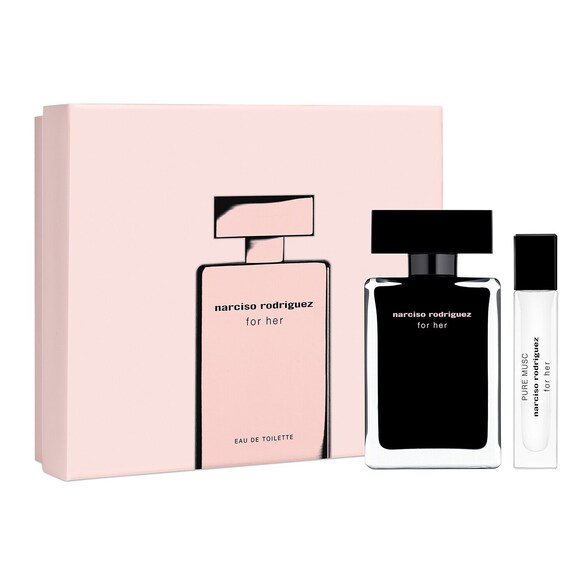 For Her Eau de Toilette + For Her Pure Musc Set Reisegröße, NARCISO RODRIGUEZ