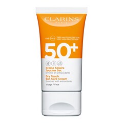 Crème Solaire Toucher Sec Visage UVB/UVA 50+, CLARINS