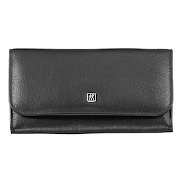 Maniküre Pediküre Set 5tlg. mit Nagelzange, Leder, schwarz