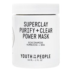 Purify + Clear Power Mask - Klärende Heilerdemaske, YOUTH TO THE PEOPLE