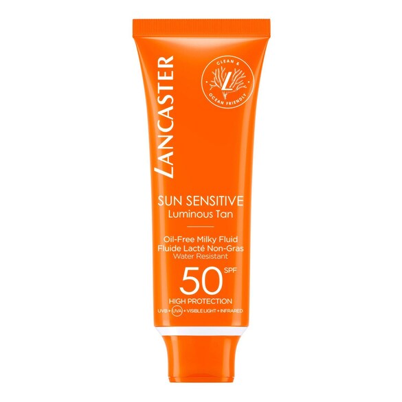 Clean Sun - Sensitive Milky Fluid SPF 50, LANCASTER