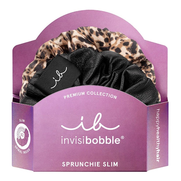Sprunchie Slim Premium - Leo is the New Black, Haargummis, INVISIBOBBLE
