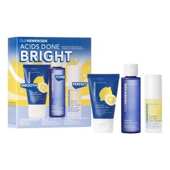 Acids Done Bright Set - Hautpflegeset - Pflegeroutine Peeling & Glättung mit AHA, OLEHENRIKSEN