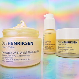 Dewtopia 25 % Acid Flash Facial - Peelingmaske für das Gesicht