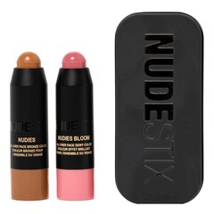 Pink Blush & Nude Bronze - Mini-Creme-Stick-Duo, NUDESTIX