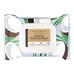 Soothing Cleansing Wipes - Abschminktücher mit Frucht- & Pflanzenextrakte , SEPHORA COLLECTION