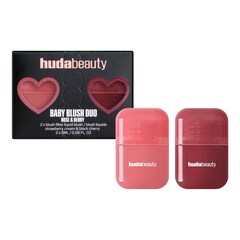 Baby Blush Duo Black Cherry and Strawberry Cream - Rouge-Set , HUDA BEAUTY