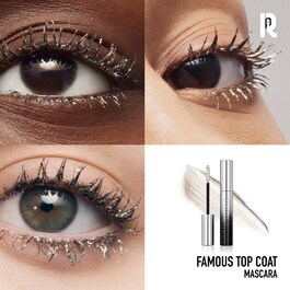 Eyephoria Famous Top Coat Mascara - Glitzernde Top Coat Mascara