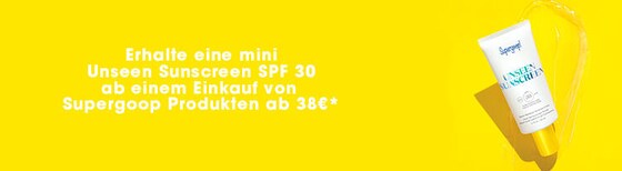 DEIN GESCHENK: 1x Unseen Sunscreen SPF30 Mini