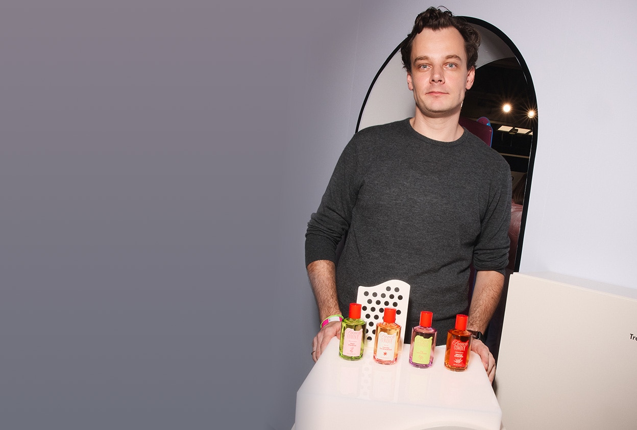 The French Cowboy winner with the brand's products