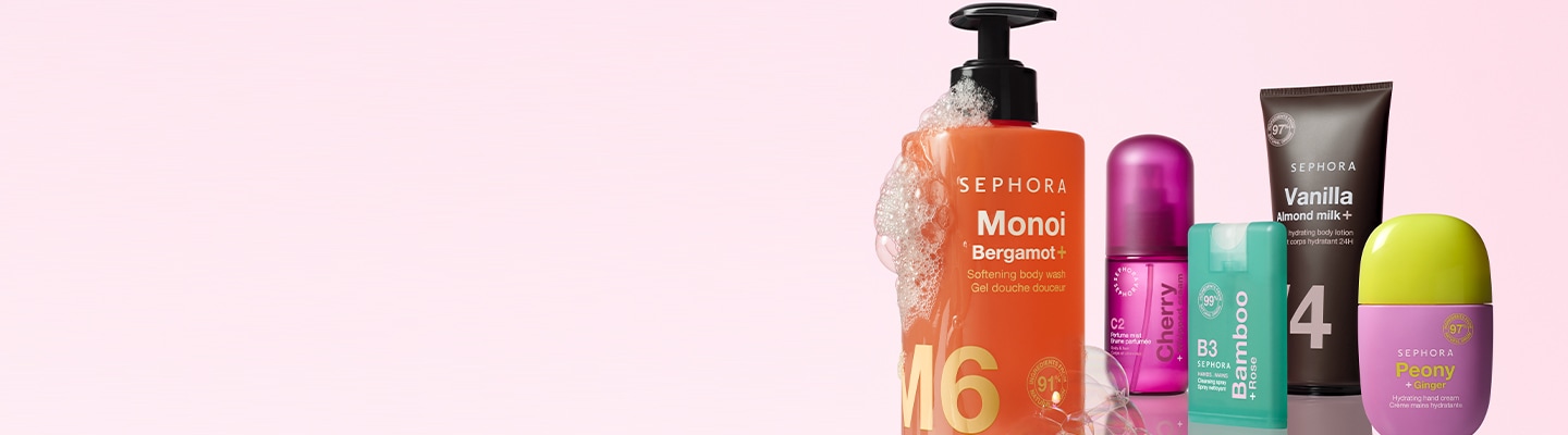 Bath and body care banner desktop