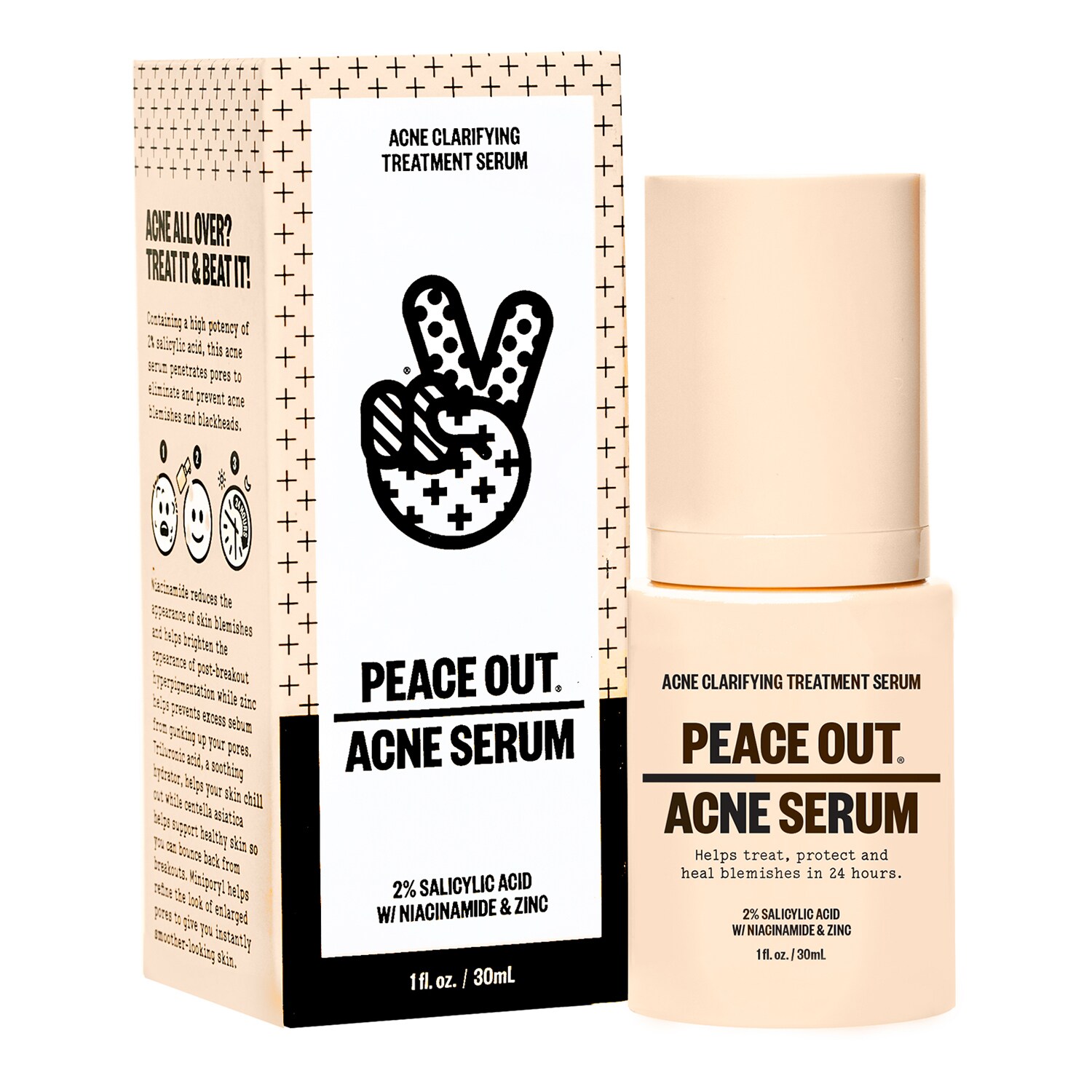 Acne Serum Acne Clarifying Treatment von PEACE OUT SKINCARE ≡ SEPHORA
