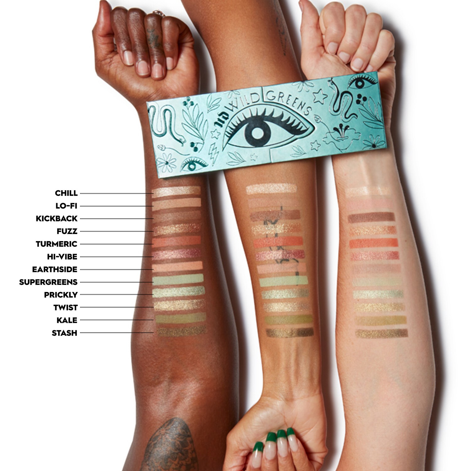 Wild Greens Eyeshadow Palette von URBAN DECAY ≡ SEPHORA