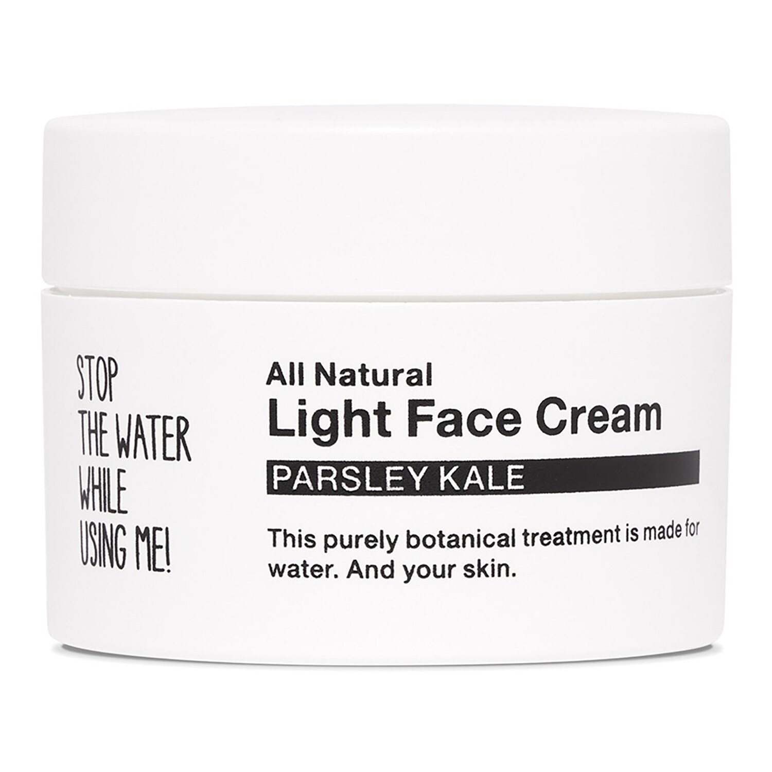 All Natural Parsley Kale Light Face Cream von STOP THE WATER WHILE