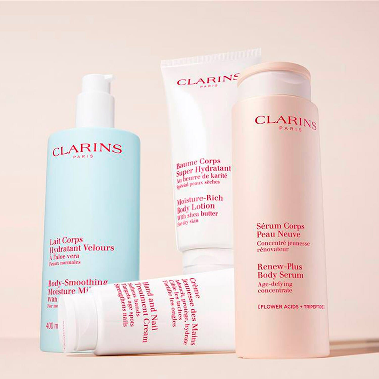 Sérum Corps 'Peau Neuve' Clarins - 200 Ml - Soin Hydratant - Texture Légère - Fabriqué En France - Neuf Dans Son Emballage