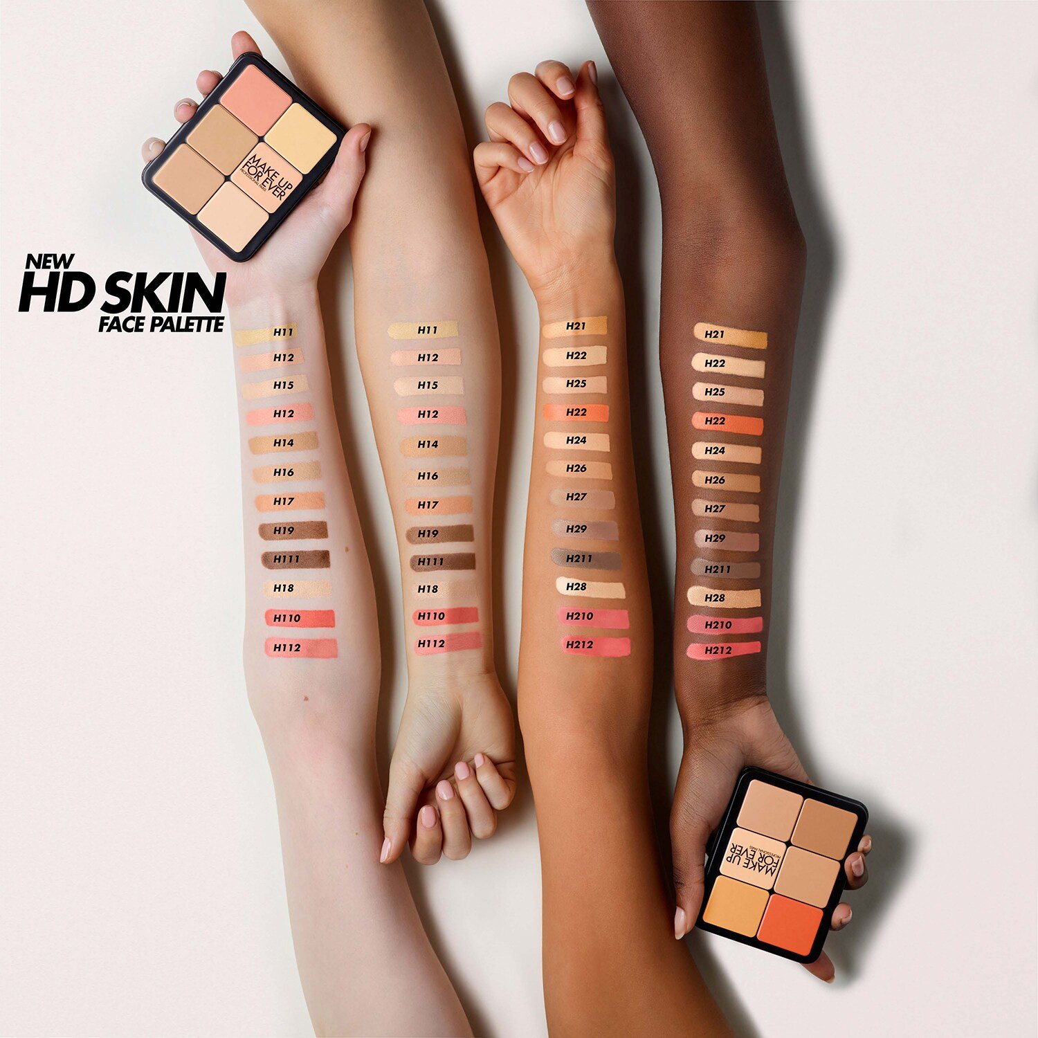 Paleta HD Skin AllInOne Palette MAKE UP FOR EVER Fond de Ten ≡ SEPHORA
