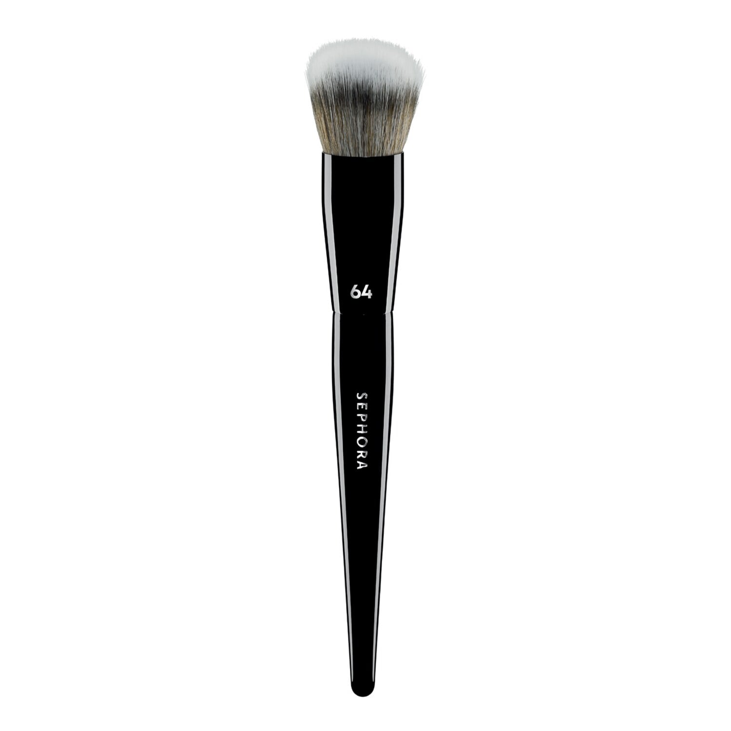 Weißer Strass-Puderpinsel – Weicher Kabuki-Pinsel Für Foundation, Mineralpuder & Rouge