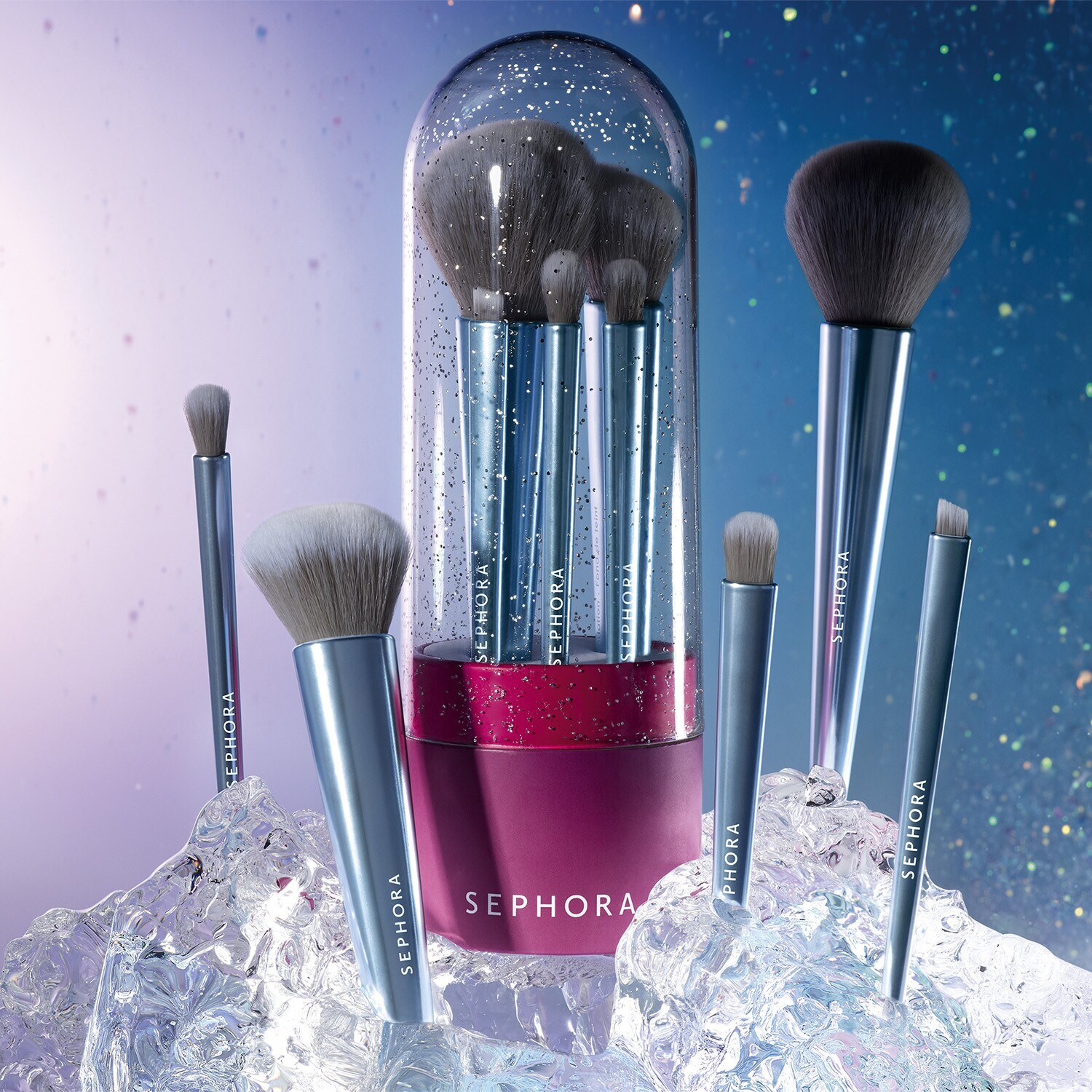 Well People Bio Teint Pinsel Set – 4 Vegane Make-up Pinsel Für Foundation, Concealer & Puder